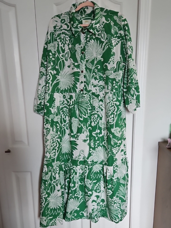Anthropologie Dresses & Skirts - Maeve The Bettina By Anthropologie Shirt Dress 🌸 Adaptive Buttons 🌸 Size XL